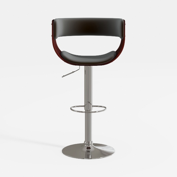 Bar Stools Modern PU Leather Adjustable Swivel