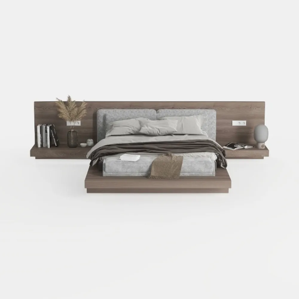 Baxton Studio Elina Modern and Contemporary Walnut