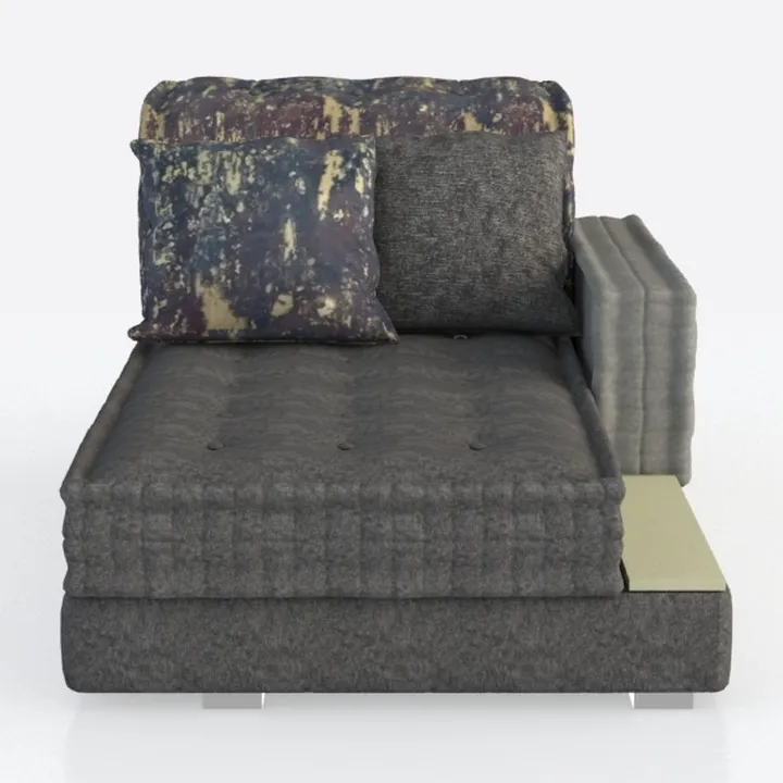 Karl home Oversized Accent Chair Chenille Sofa 
