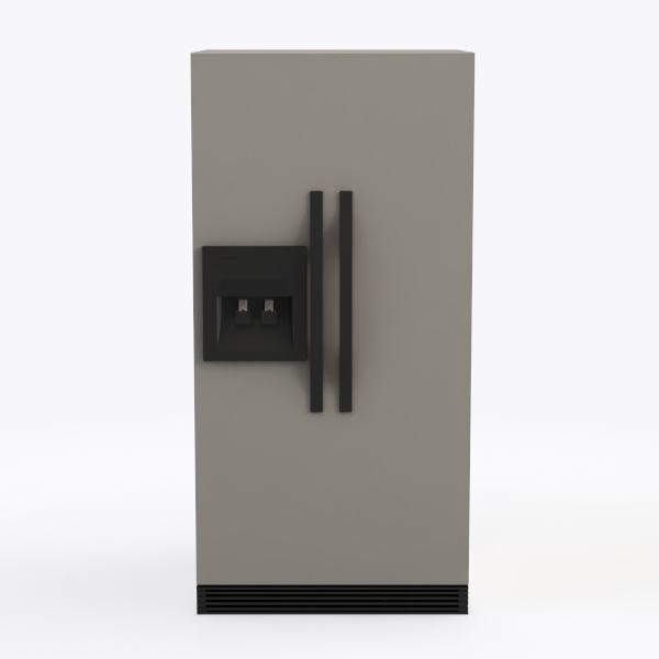 Refrigerator Side by Side with Ice Maker