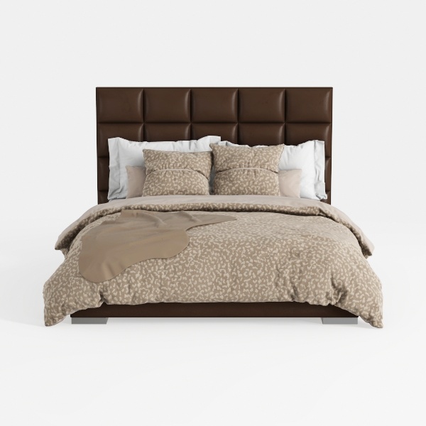 Pemberly Row Wood Eastern King Upholstered Bed Smo