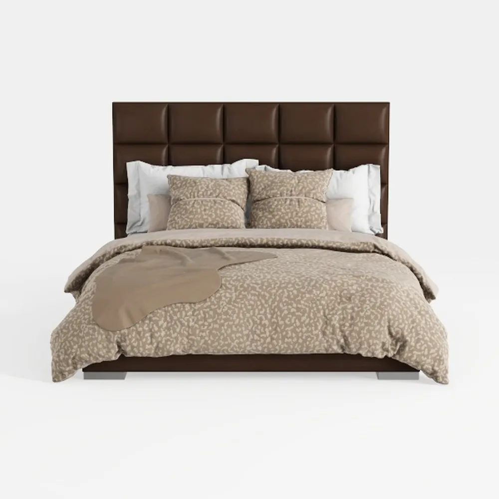 Pemberly Row Wood Eastern King Upholstered Bed Smo