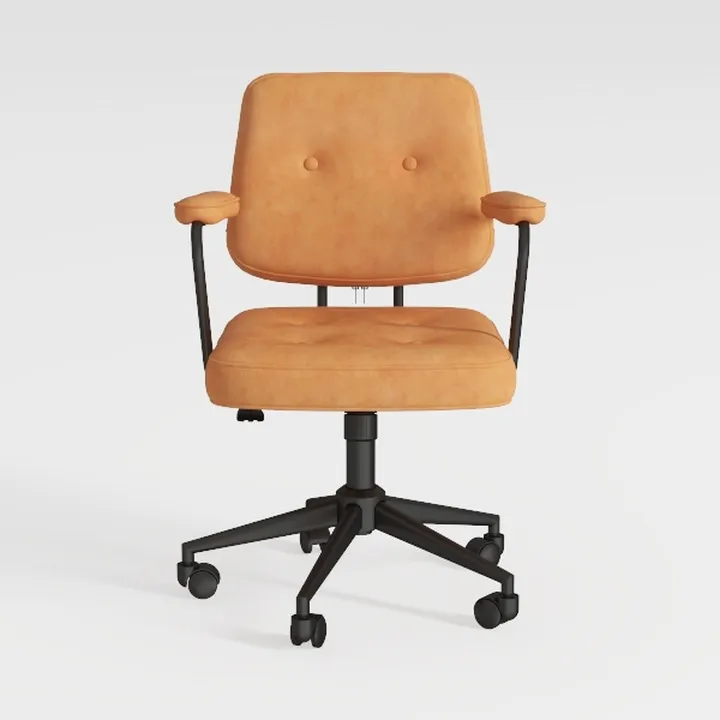 Ergonomic Office Desk Swivel Chair with Padded Arm