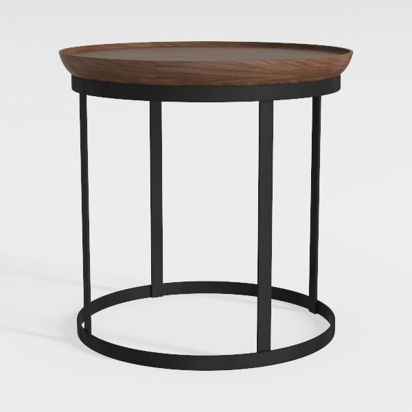 LITTLE TREE End Table Half Round, 2PCS, 1-Tier