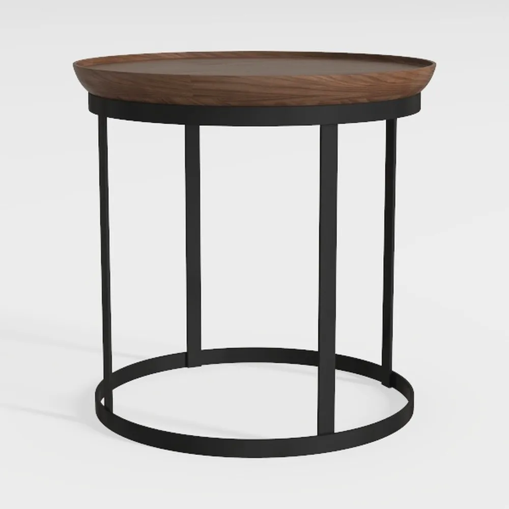 LITTLE TREE End Table Half Round, 2PCS, 1-Tier