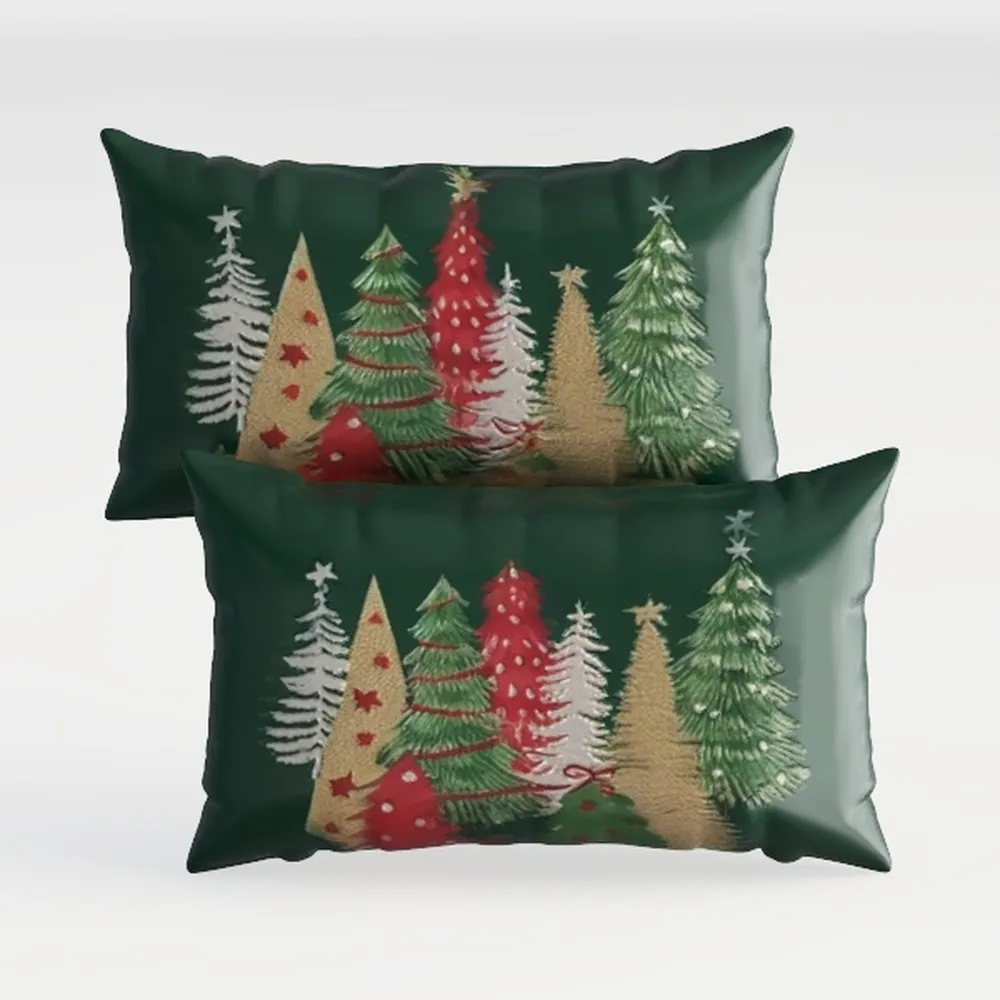 DFXSZ Christmas Pillow Covers_ai generated