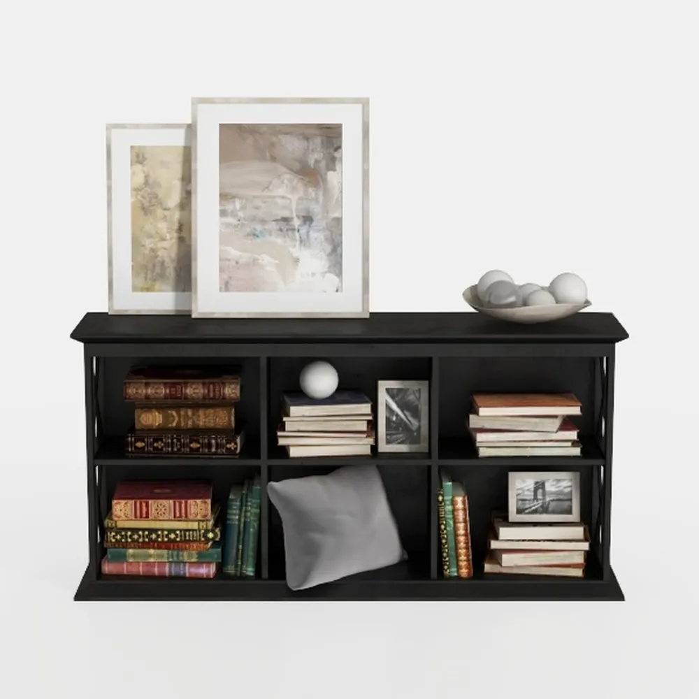 WLIVE Retro TV Stand for 65 inch TV, TV Console