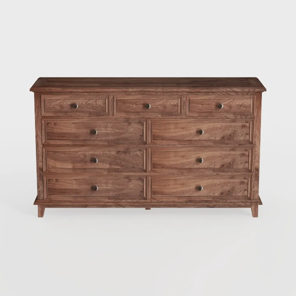 Vikiullf Dresser and Nightstand Set - 3 Pieces