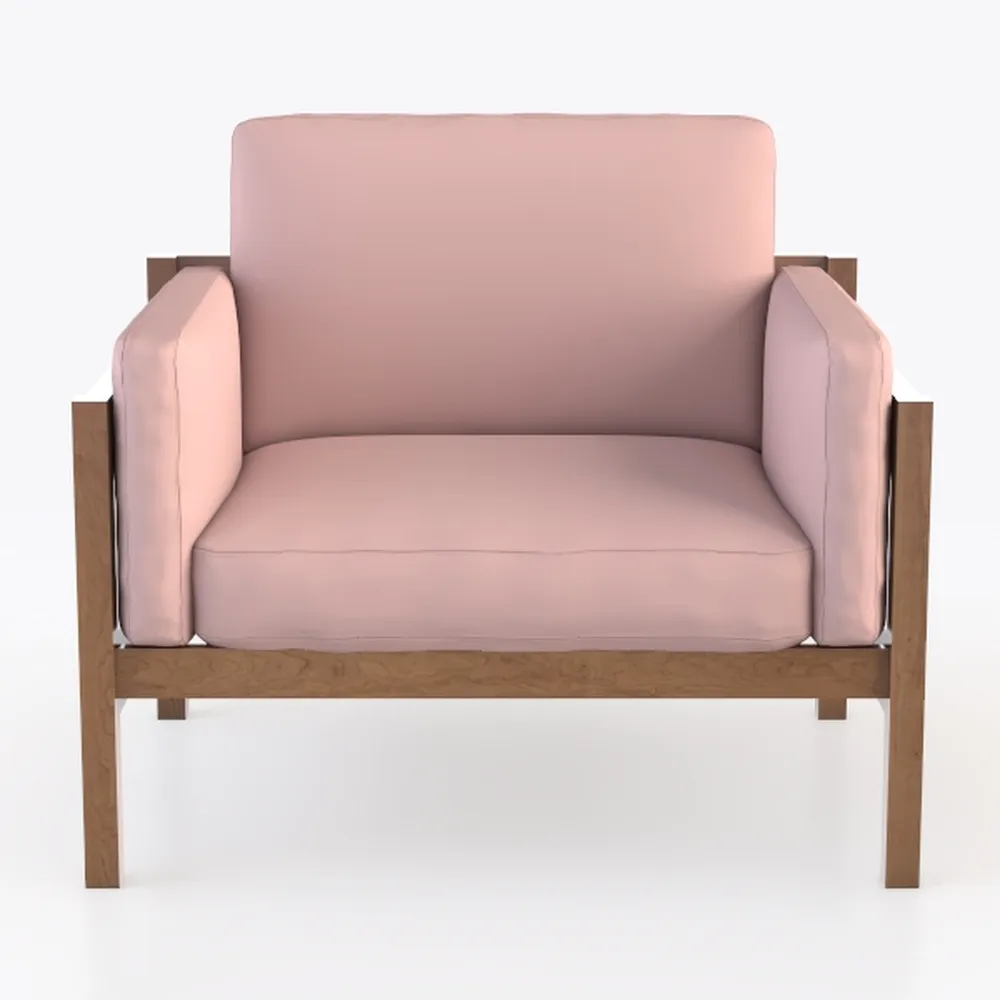 Modern Barrel Accent Chairs, Living Room Side