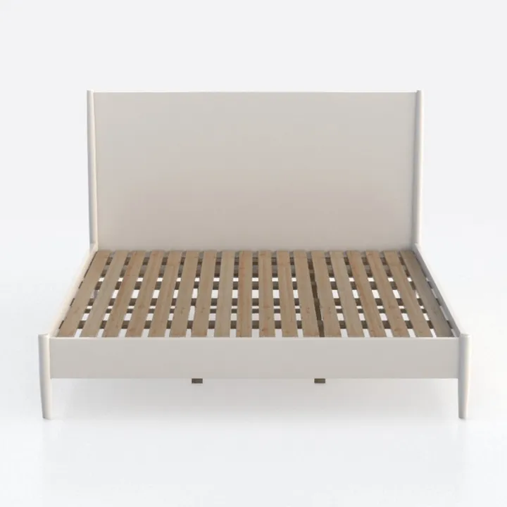Queen Platform Bed Frame 51.2" High Headboard Tall