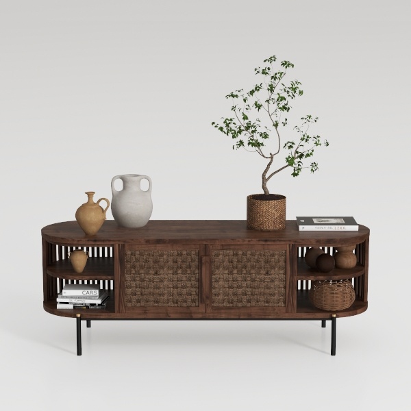 TV cabinet-Chocolate