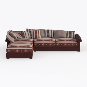 Power Recliner Set with LED Lights, Air Leather 
