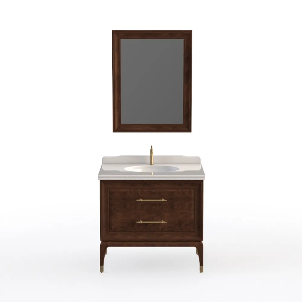 ROOMTEC 30" Bathroom Vanity with Sink, Mid-Century