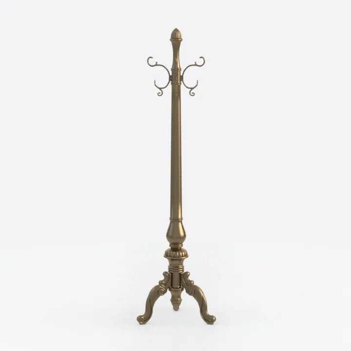 Tangkula Coat Rack Freestanding, Solid Rubber Wood