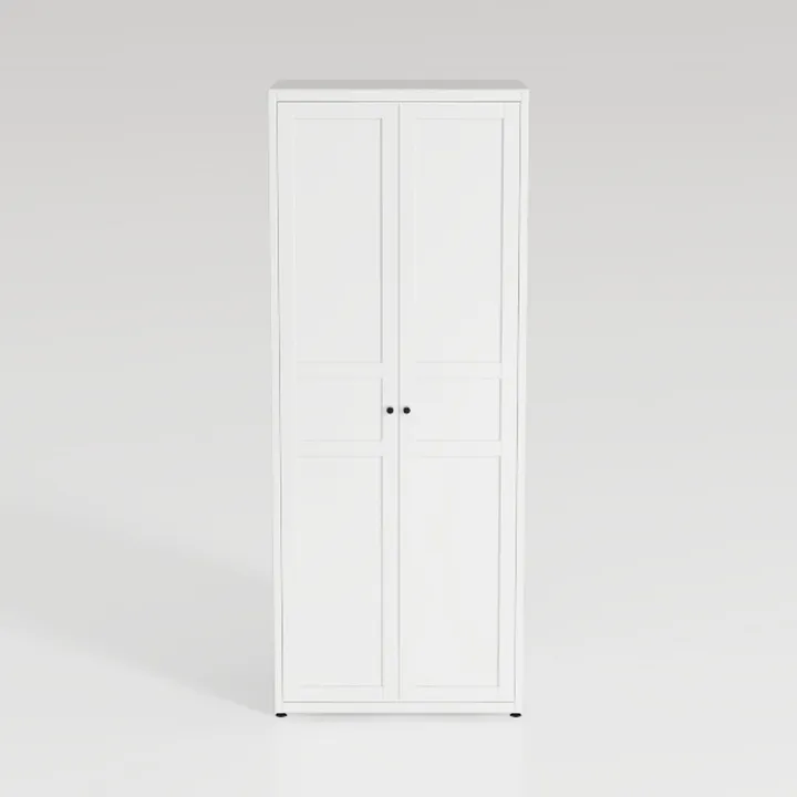 White Pantry Storage Cabinet 61-Inch High Cupborad