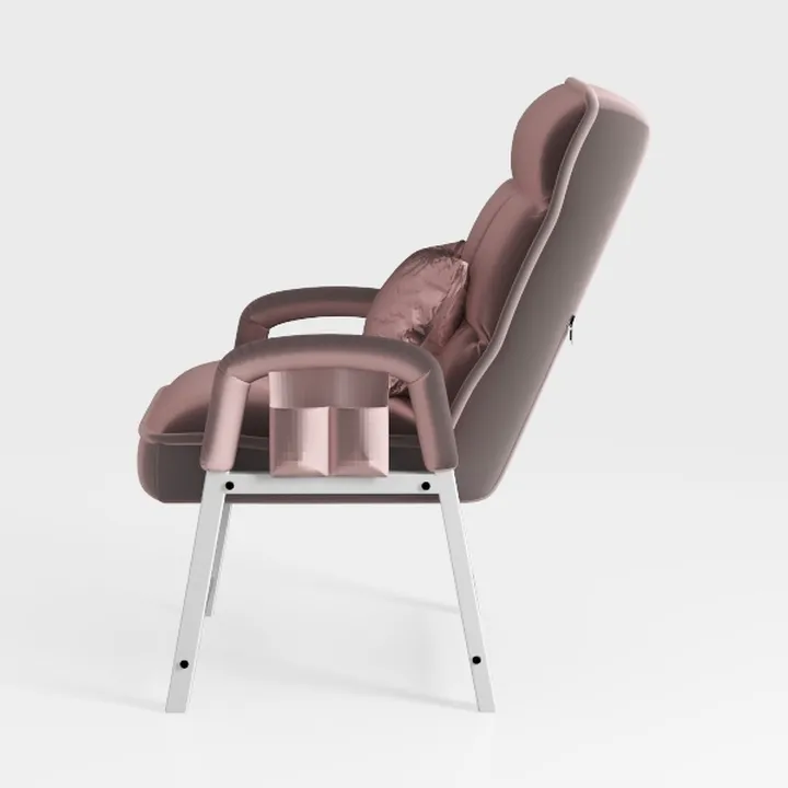 Ergonomic Office Chair with High-Back Headrest, Pe