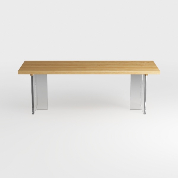 71&quot; Large Dining Table for 6-8,Modern Rectangle Ki