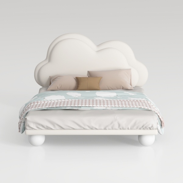 Baxton Studio Barrera Floating Platform Bed with S