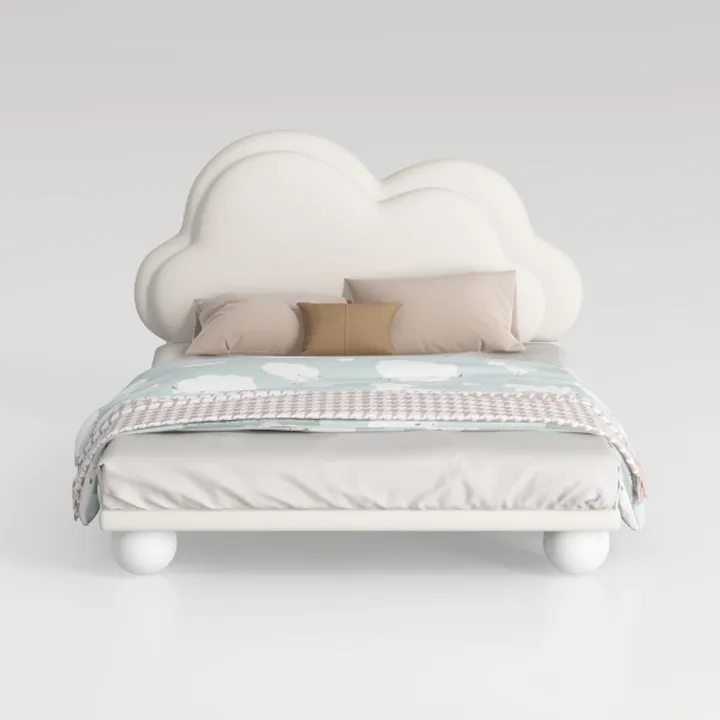 Baxton Studio Barrera Floating Platform Bed with S