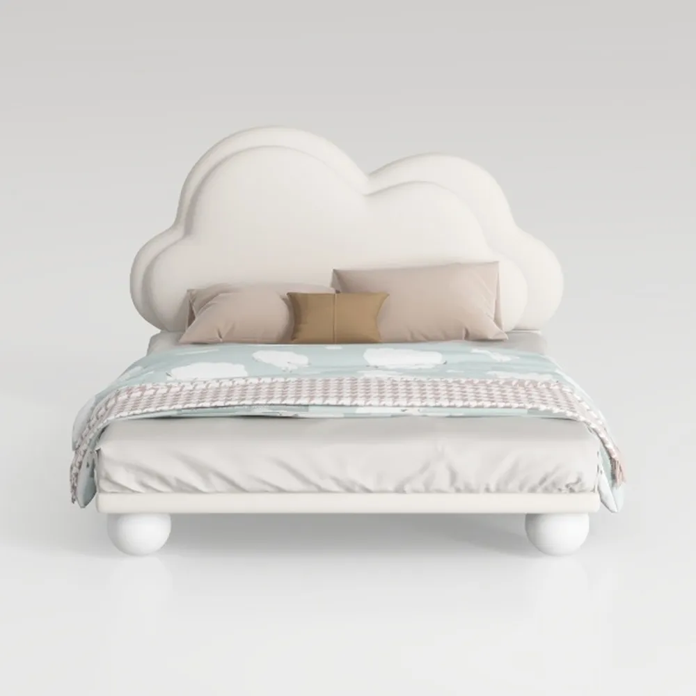 Baxton Studio Barrera Floating Platform Bed with S