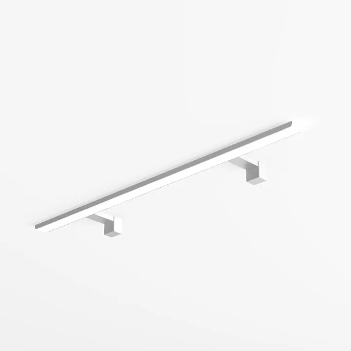 Minimalist White Linear Ceiling Lamp 3D Model