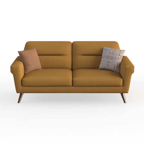 Tbfit 65&quot; W Loveseat Sofa, Velvet Mid Century