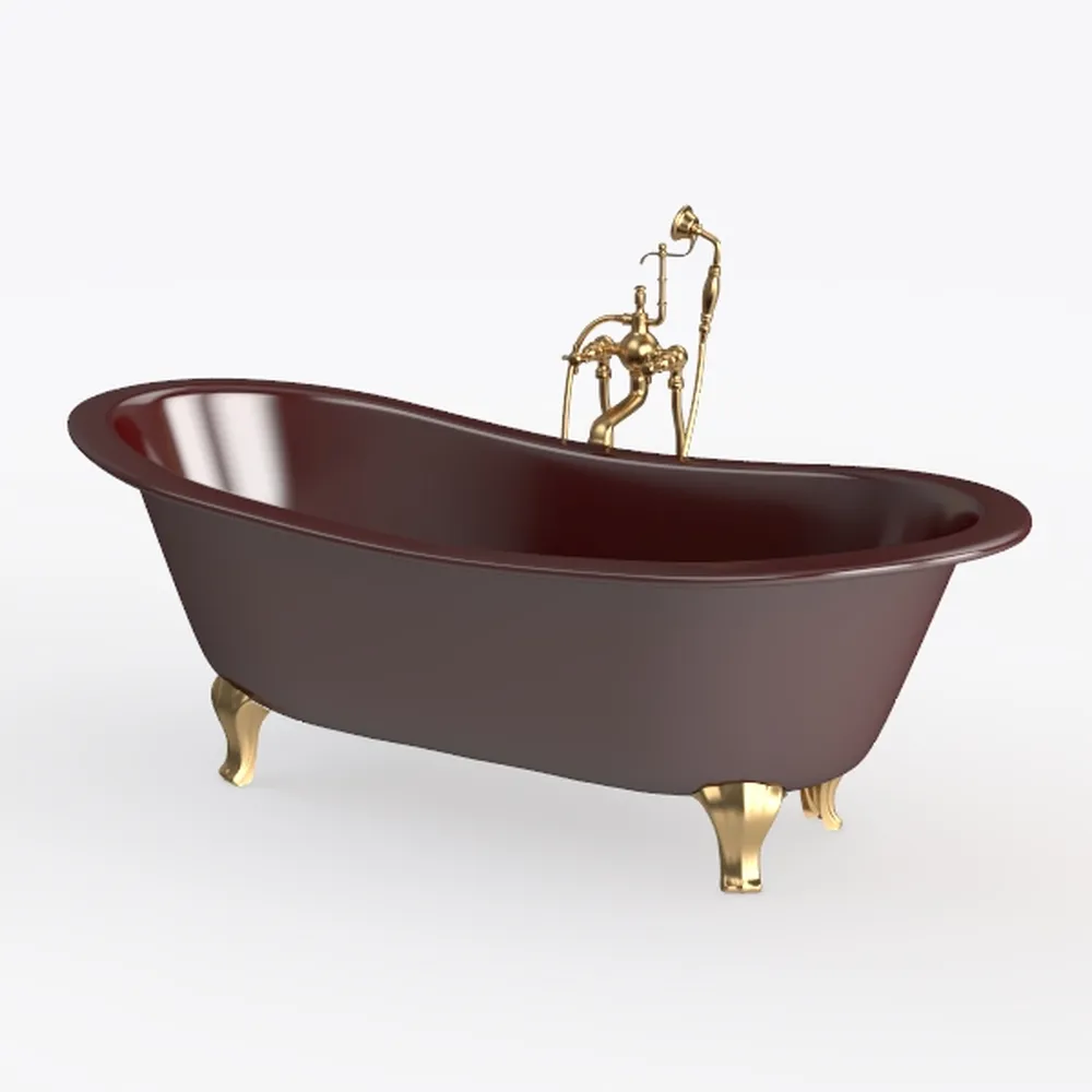 CT Copper Tailor Antique Copper Bathtub,48'' L,32