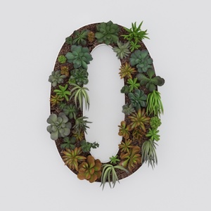 wall deco-Green Glimmer