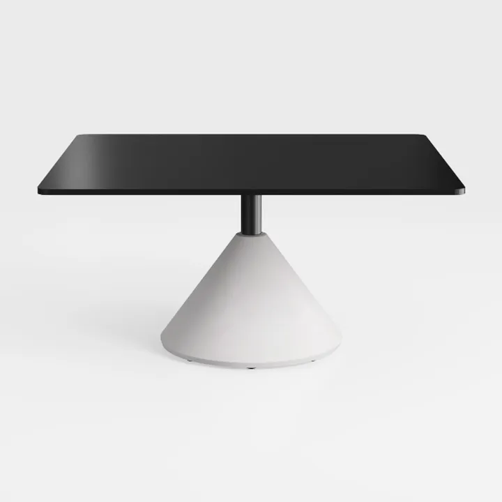 SABURCA Square Glass Side Table