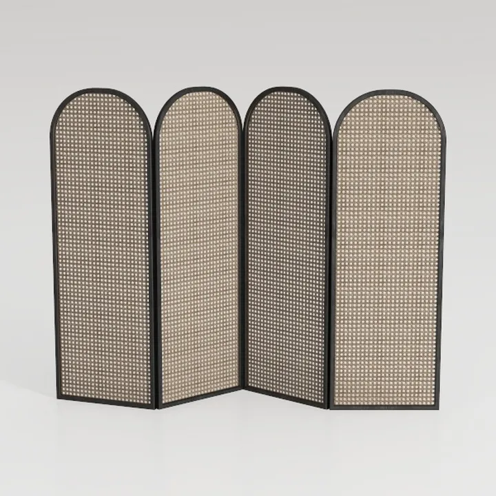Folding Partition Screen, Portable Room Divider 