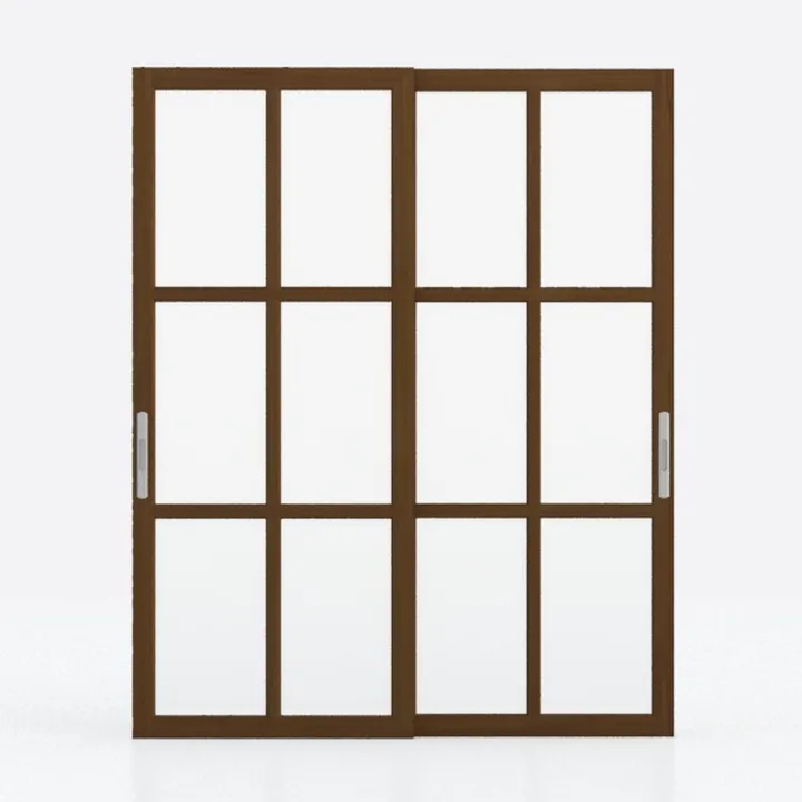 3D wooden door Y-6332 walnut