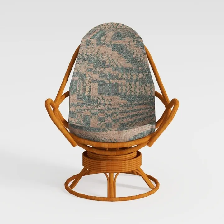 Wicker Rocking Chair, Creative Love Shape Sun Loun