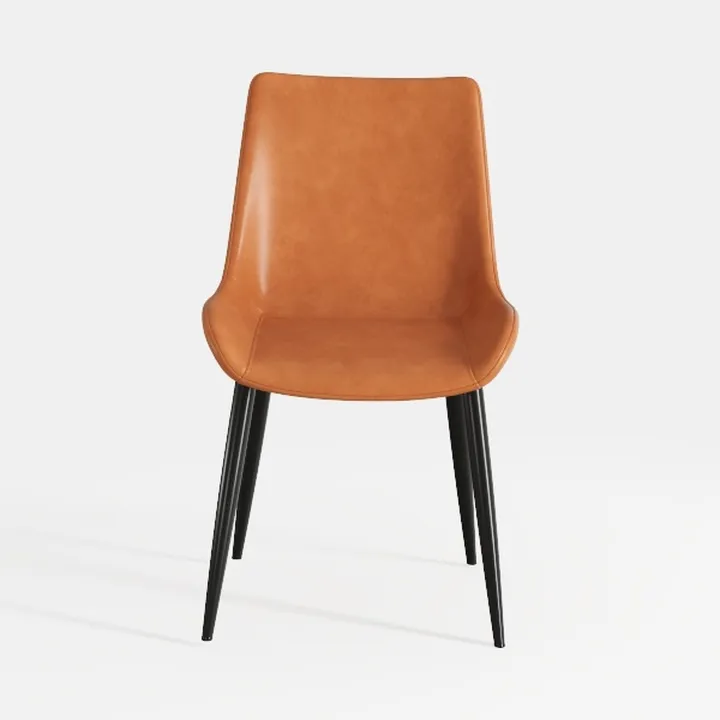 Modern Faux Leather Upholstered Dining Chair 3D Model