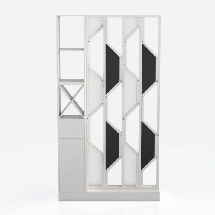 Full Length Mirror 360° Swivel Jewelry Cabinet Wit