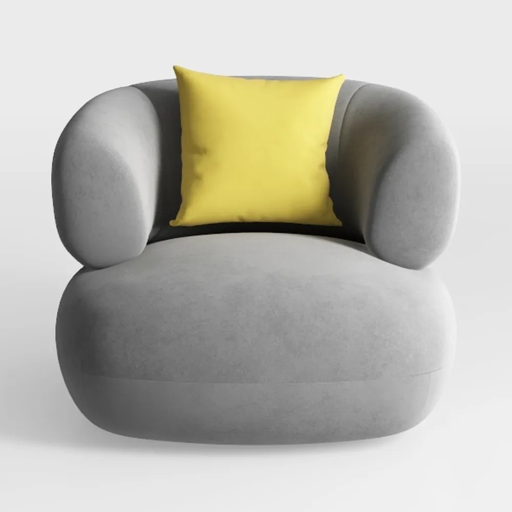 Swivel Barrel Chair Set of 2, Oversized Accent Cha