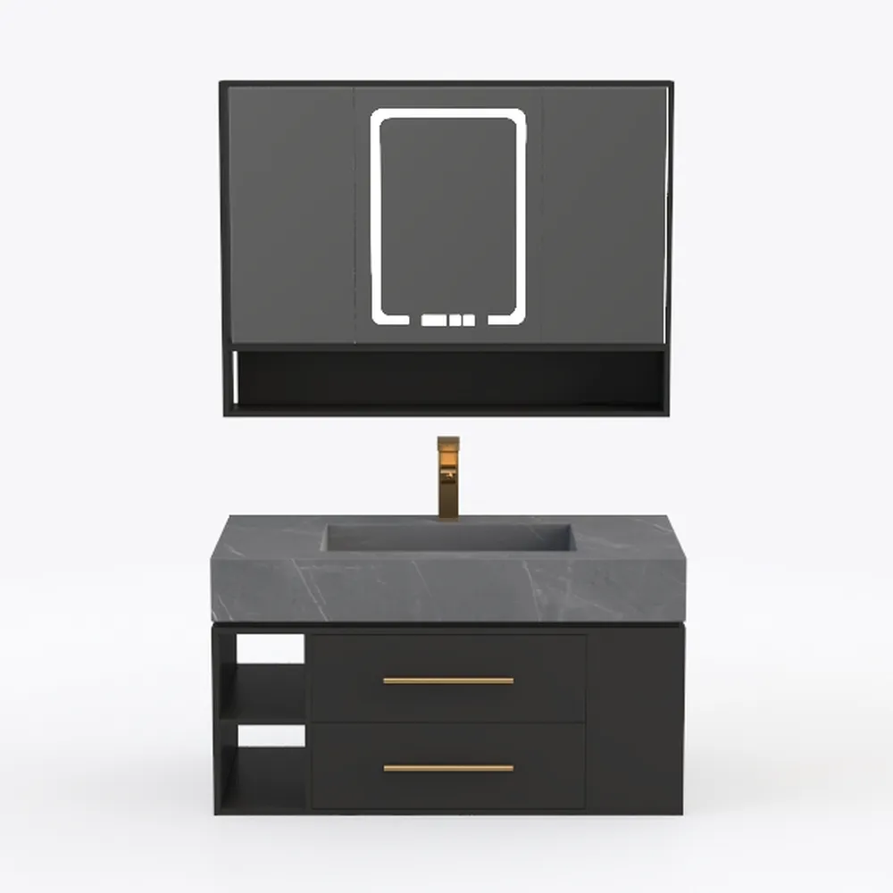 YITAHOME Lighted Vanity Table with Glass Top, 11