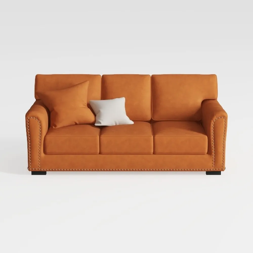 Queen Size Convertible Sleeper Sofa Bed - 78-Inch