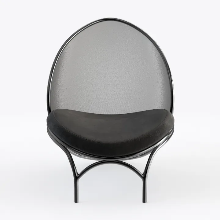 Urban Lifestyle Micromink Rocking Saucer Chair, Bl
