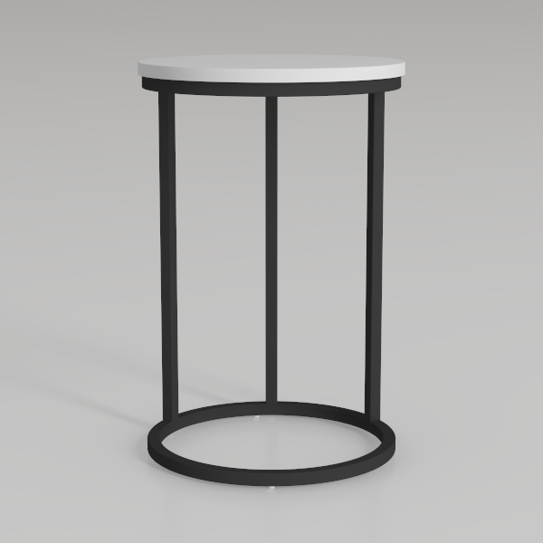 Wisfor Sintered Stone Console Table: Half Round