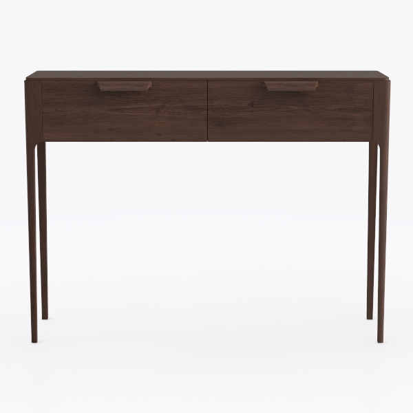 REALROOMS Ren Home Leva Scandinavian 2 Drawer Curv