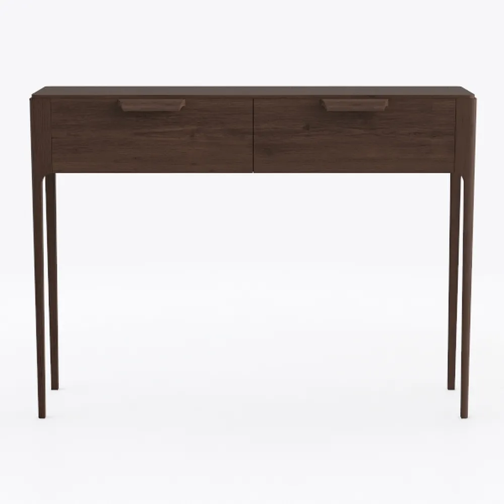 REALROOMS Ren Home Leva Scandinavian 2 Drawer Curv