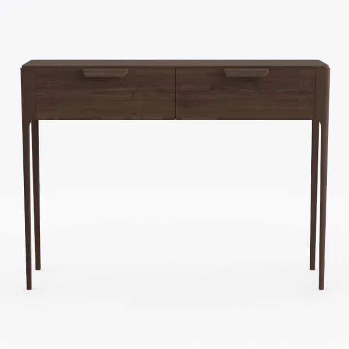 REALROOMS Ren Home Leva Scandinavian 2 Drawer Curv
