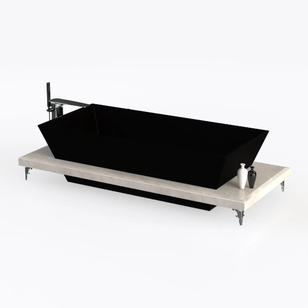 WOODBRIDGE 67" Acrylic Freestanding Bathtub