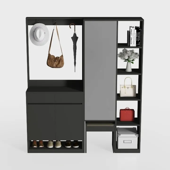 71" H Metal Garage Storage Cabinet with Drawer and