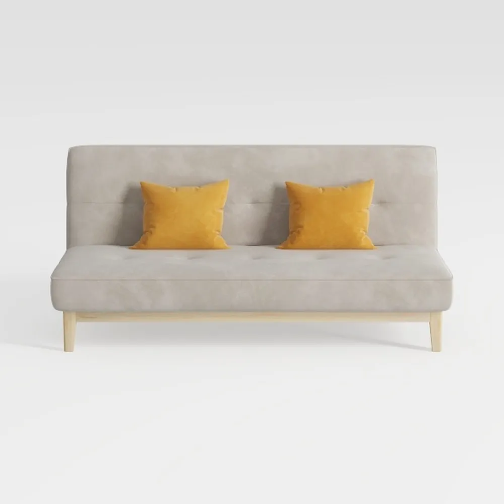 Convertible Futon Sofa Bed for Small Space, 66'' C