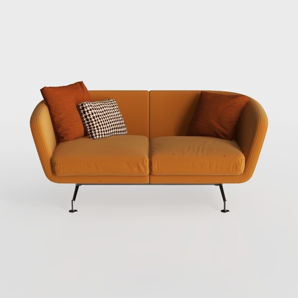 AJABEST 70" Loveseat Sofa Couch,2 Seater Couches f