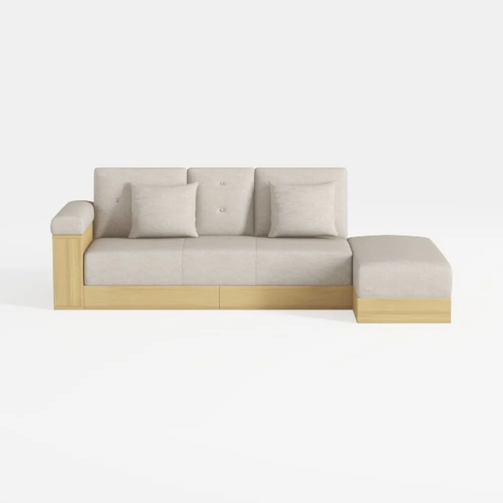 Sofa 84.65" Convertible Sofa Bed with Storage Otto