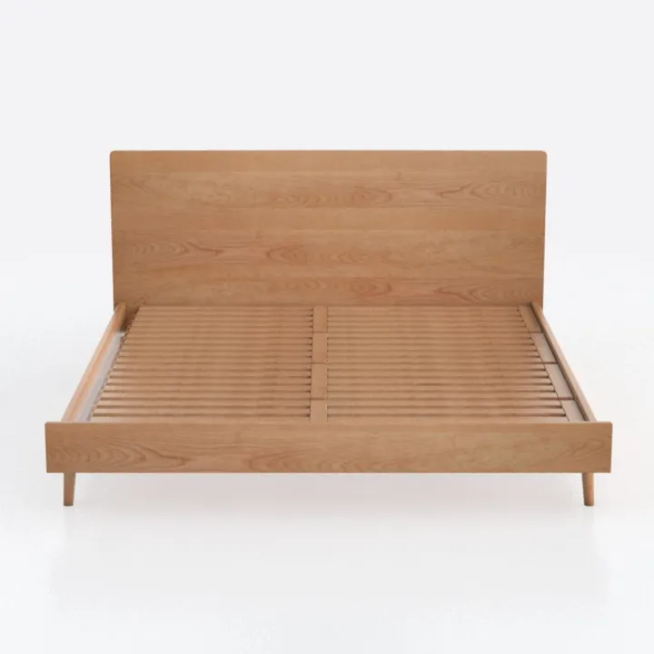 Moe's Home Collection Round Off Bed Wood Brown