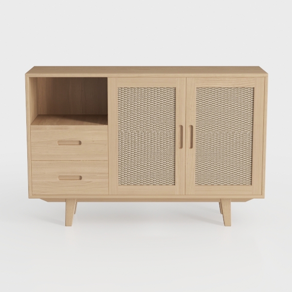 Rattan Sideboard Buffet Cabinet,Storage Buffet
