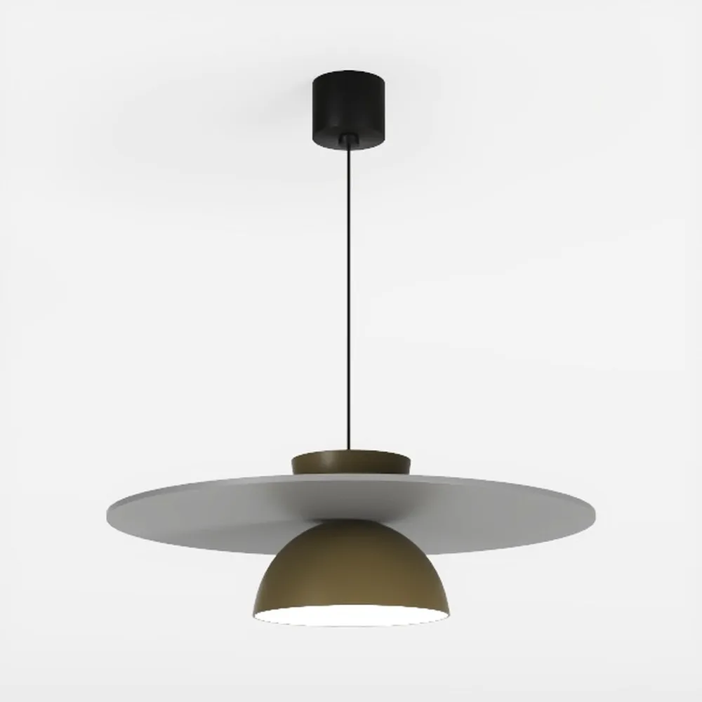 Dimmable Modern Mid-Century Ceiling Light, Black